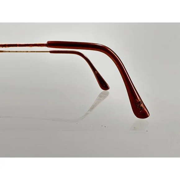 Laura Ashley Vintage Samantha Gold Tone Oval Eyeglasses  50-19-135 (M) - Picture 7 of 14